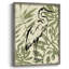 Retro Parlor Heron I Framed Print - Solid Wood-2099725636