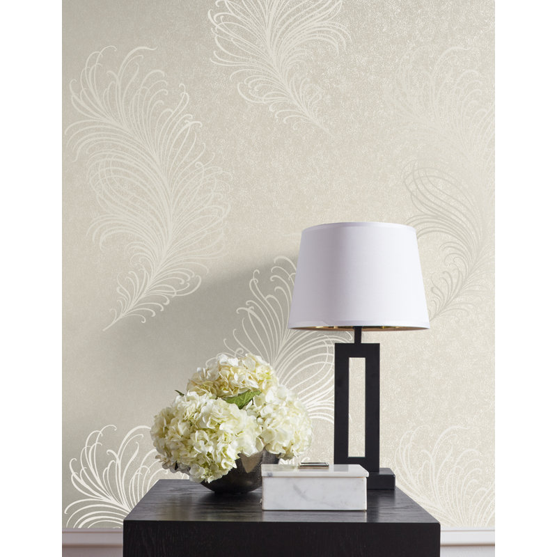 Dilsen 10.05m x 53cm Wallpaper Roll, Cream