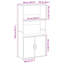 Bookcase 60X24x120 Cm Engineered Wood-809861984