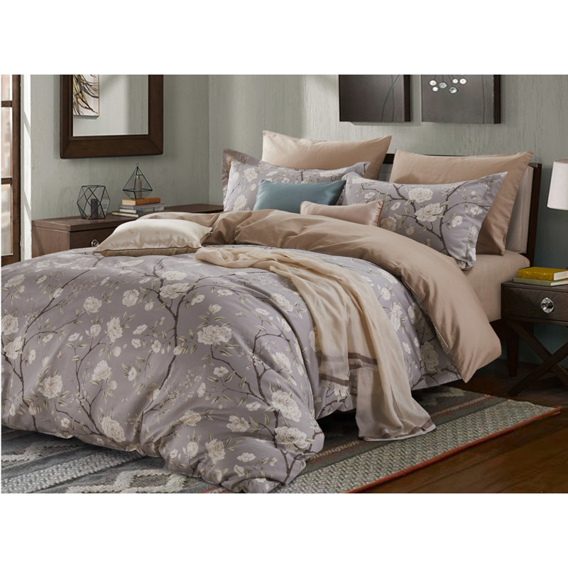 Ensemble de housse de couette , Housse de couette grand et 2 taies décoratives