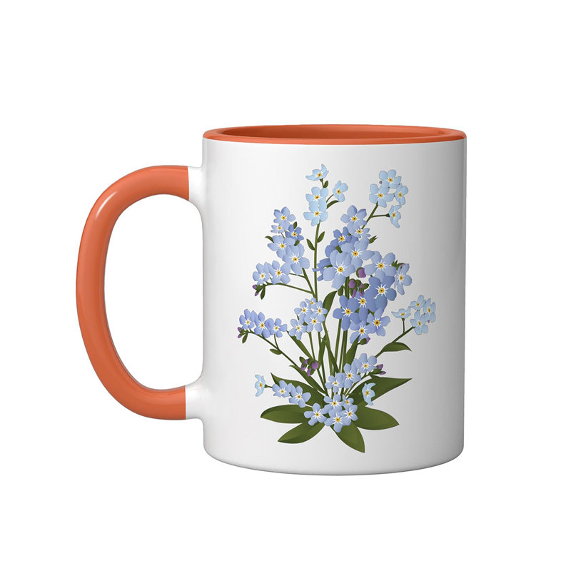 Ceramic Coffee Mug, Orange