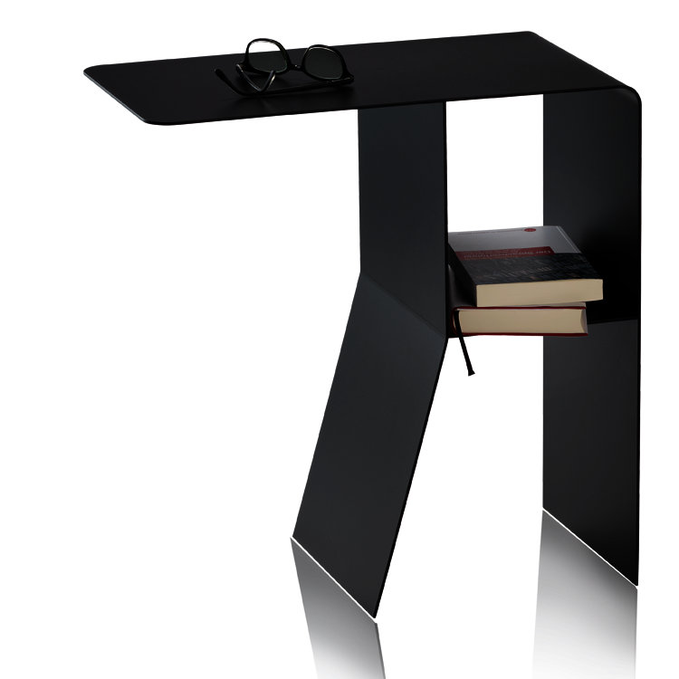 Sled End Table, Black