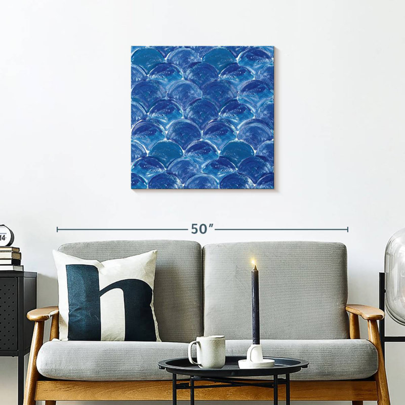 Motif Kerner sur les vagues II C, H 24 po x l 24 po