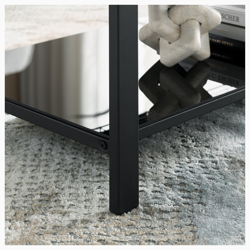 Jamyriah Glass Top Single Coffee Table