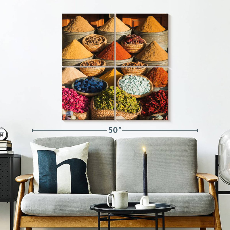 Yarlin Marrakesh Market Spices, 32" H x 32" W