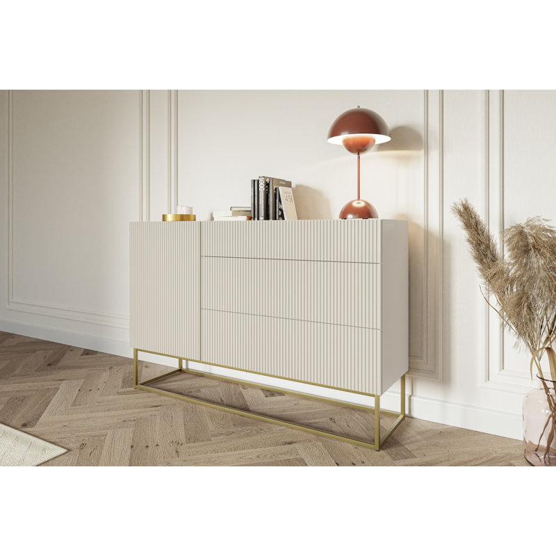 Janel 140cm Sideboard, Taupe