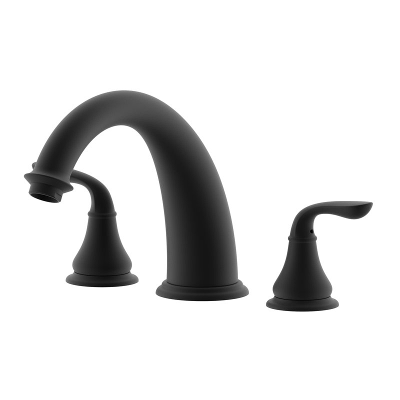 Deck Tub Filler, Matte Black