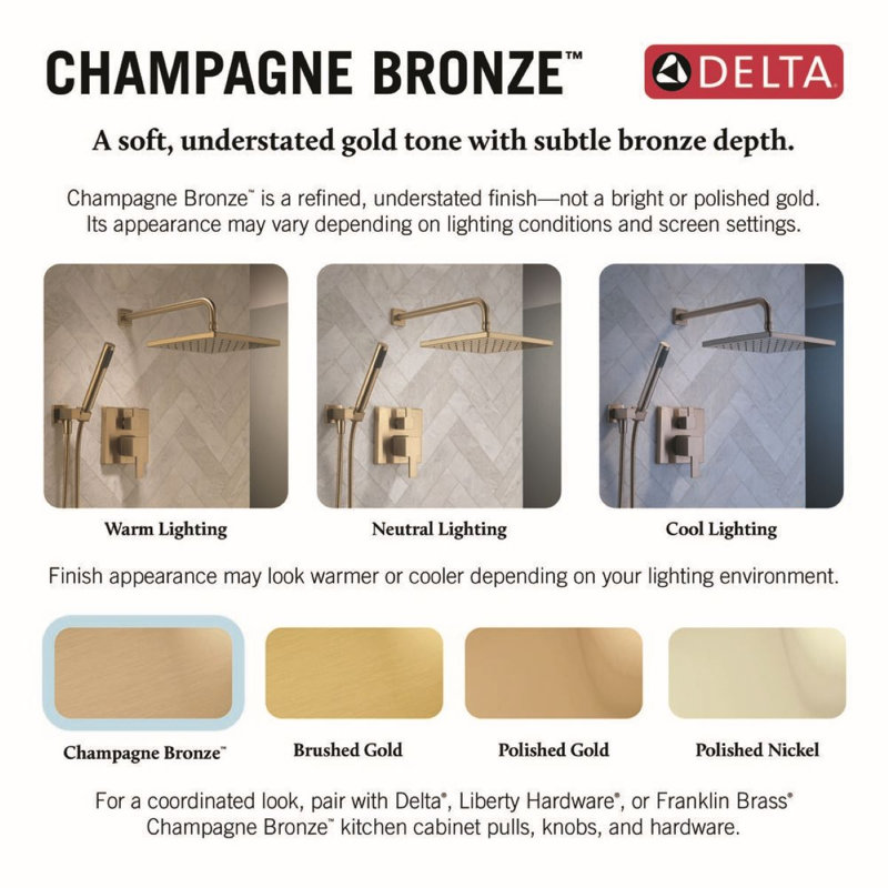 Rotating Wall Mount,  Lumicoat® Champagne Bronze