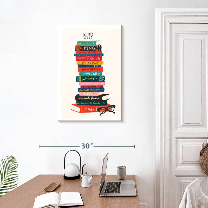 Keiraleigh Read More Book Stack, 30" H x 20" W