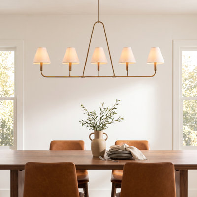 Iron 5-Light Chandelier