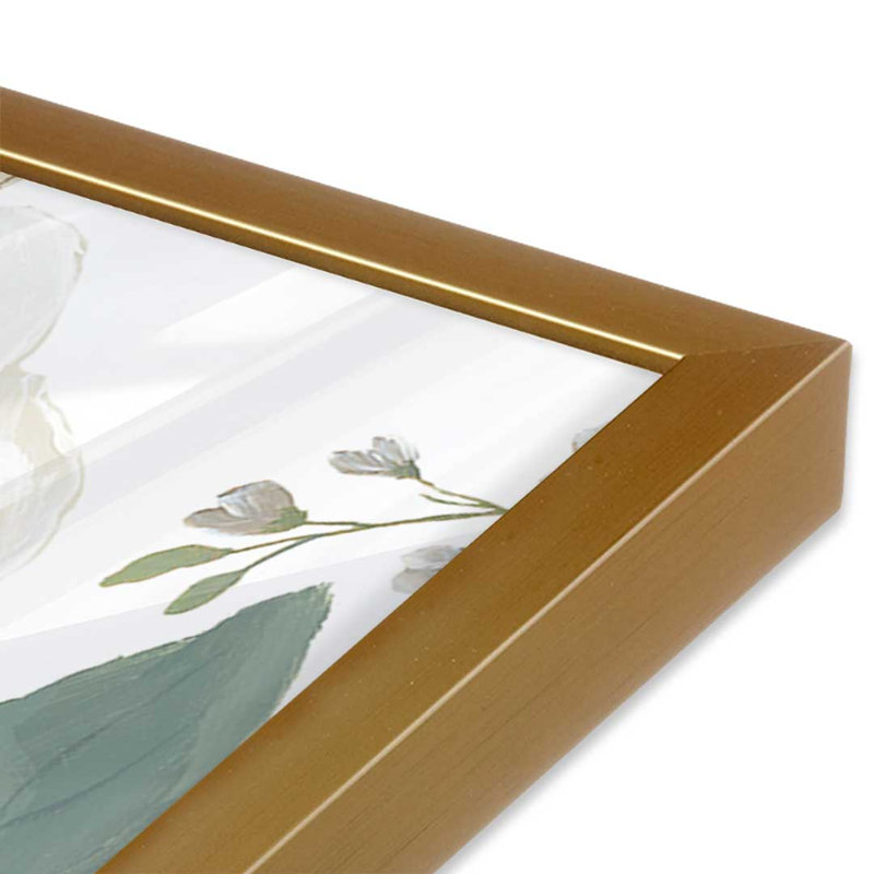 «Grace Grows Here», ensemble de 2 impressions, 48" x 32", Framed Print, Polished Gold