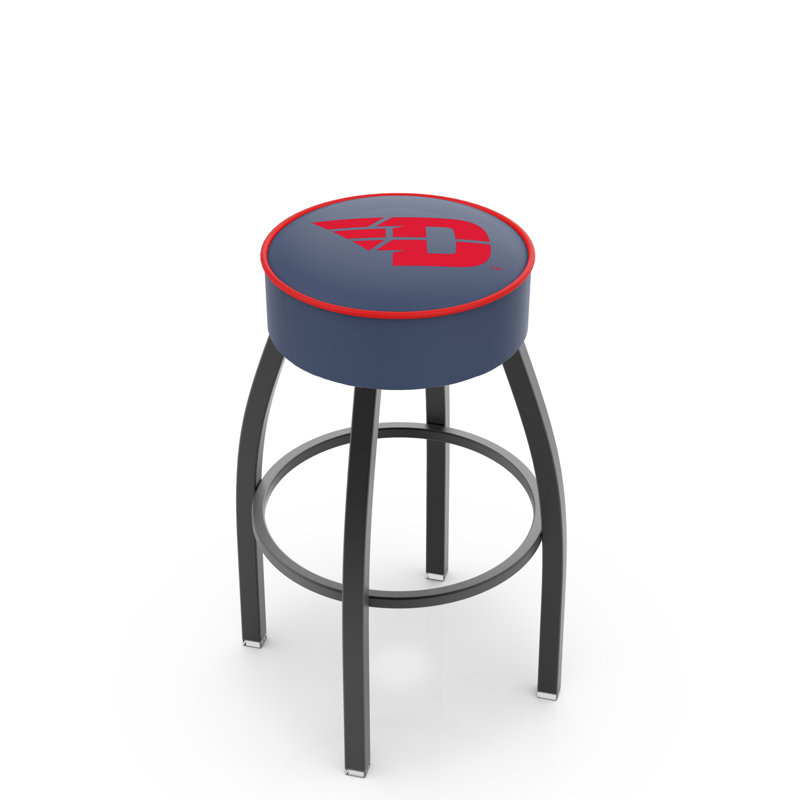 Tabouret de bar et de comptoir NCAA, Dayton University, Noir, Tabouret de comptoir (assise de 25 po de hauteur)