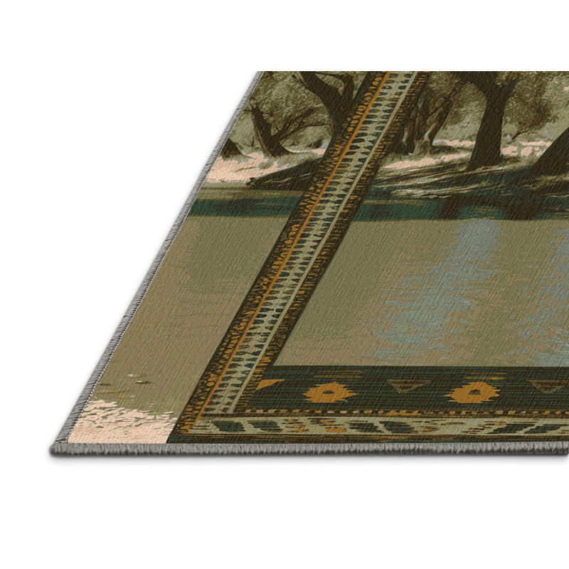  Tapis lavable Cottonwood Tree Southwestern, Tapis de couloir 2 pi x 5 pi