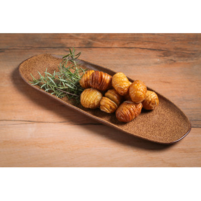 Pistache Commercial Dishwasher Safe 14.17'' Stoneware Appetizer Plate , Set of 4