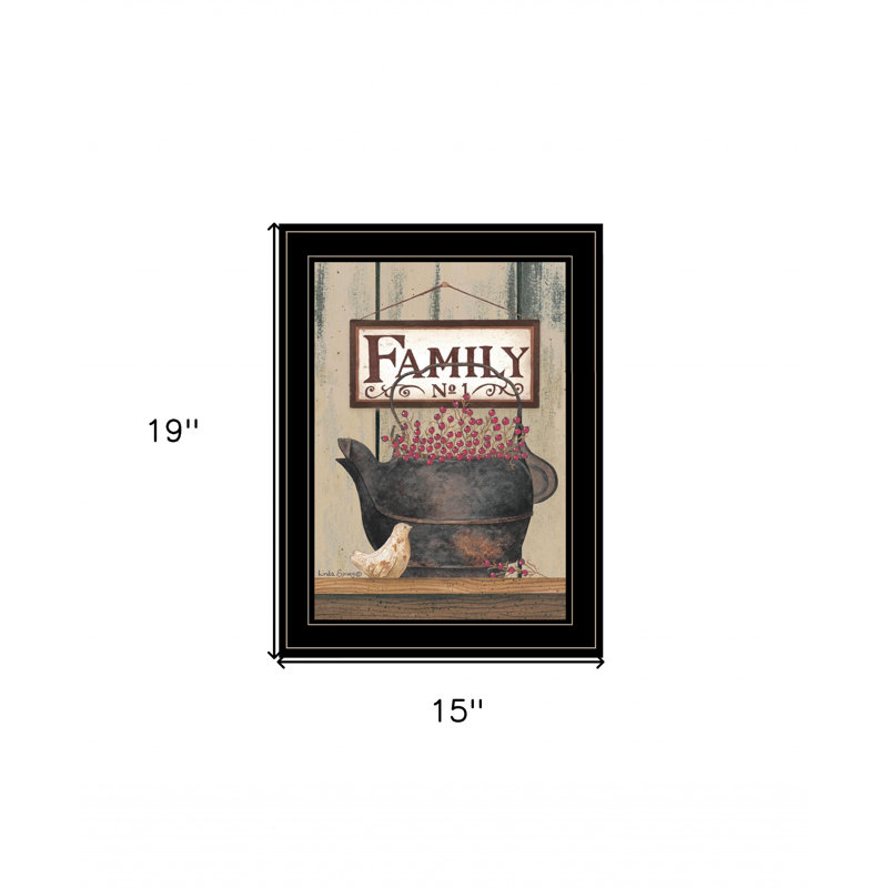 Art mural «Family», Cadre noir