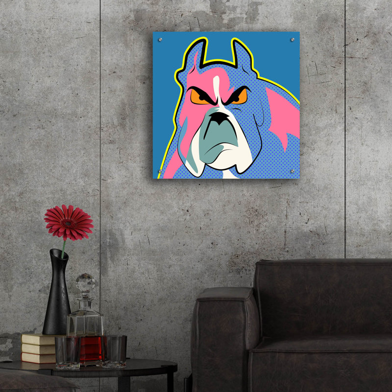 «Bull Dog Pop» par Mark Ashkenazi, H 24 po x l 24 po