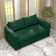 64" W 2 Piece Upholstered Modular Loveseat Sofa With Storage