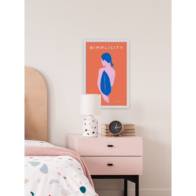 Simplicity No 01 by Marmont Hill - Single Picture Frame Painting, 30cm H x 20cm W