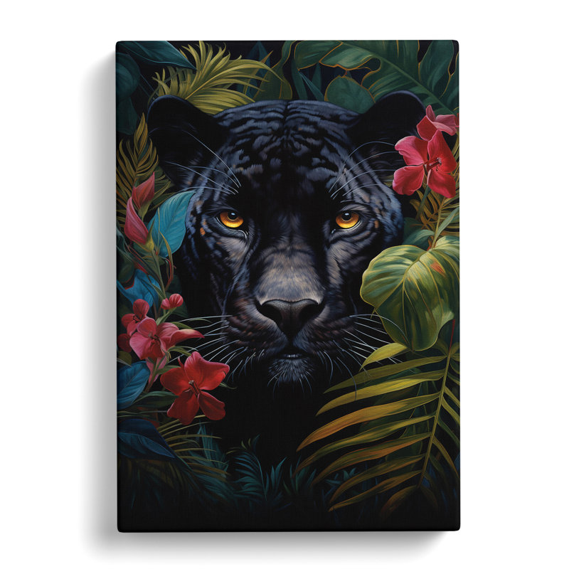 Panther Symbolism - Print, 60cm H x 40cm W x 3cm D