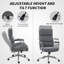 Linen Office Chair