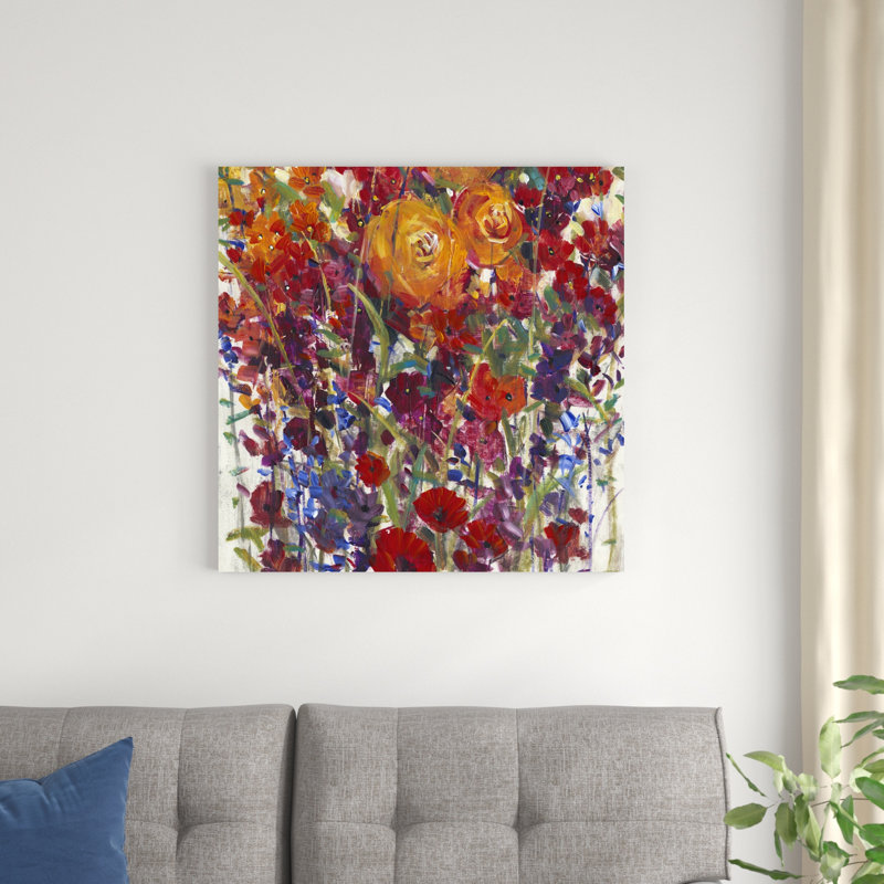 Mélange de bouquets III, H 30 po x l 30 po x P 1,25 po