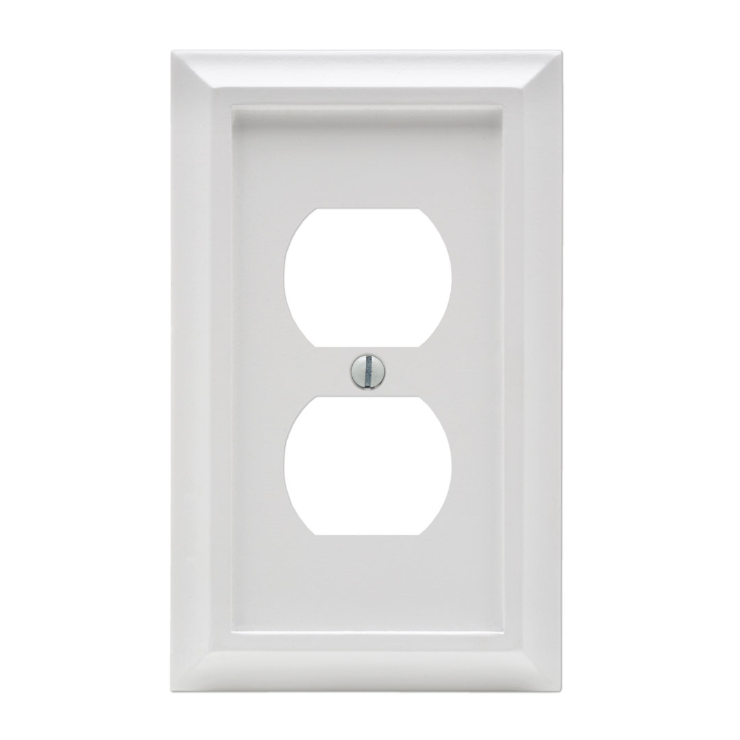 Deerfield No Subject 1 - Gang Duplex Outlet Standard Wall Plate AmerTac