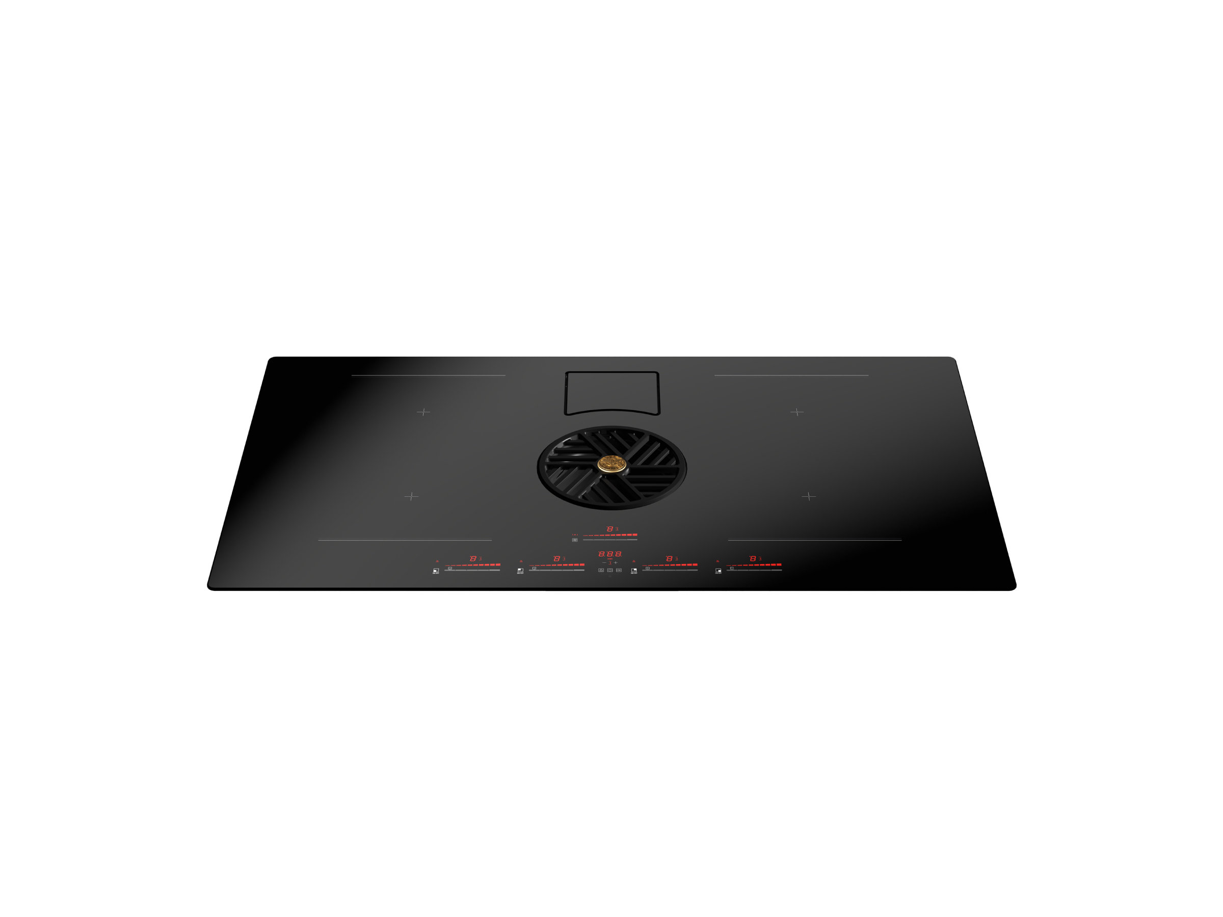 Bertazzoni Professional Series 36" Induction Downdraft Cooktop Black