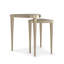 Cuff Links Glass Nesting End Table