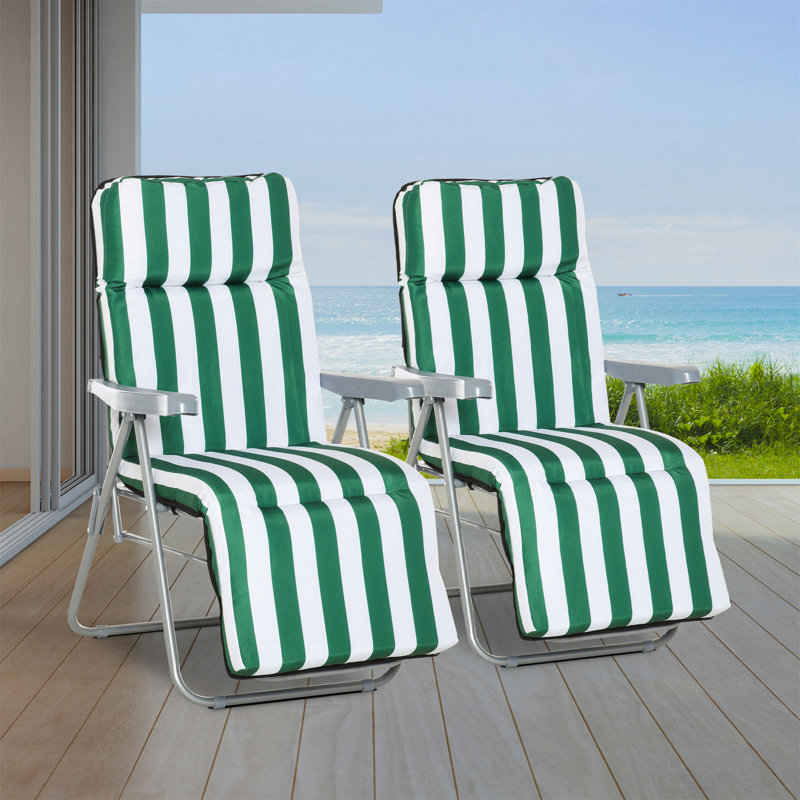 Aymelia 75cm Long Reclining Single Chaise with Cushions