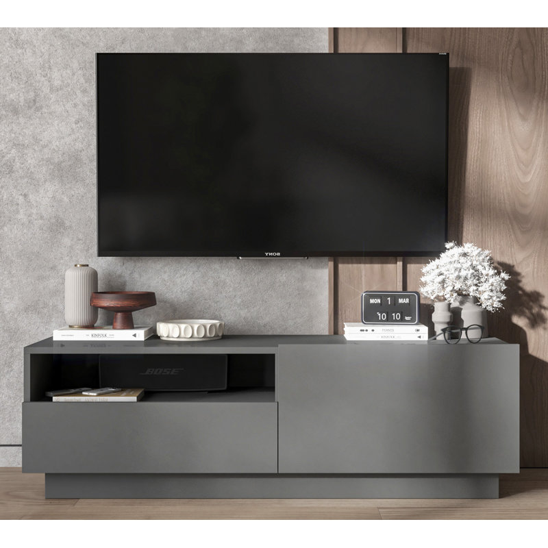 Chantai Tv-Ständer, Grey/Brown/Blue