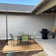 9.5ft Heavy-Duty String Light Pole Stand with Mounting Plate for Patio or Deck