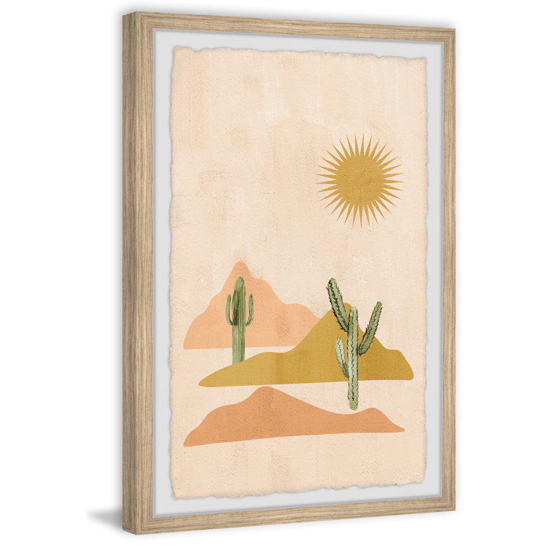 Desert Hills by Marmont Hill - Single Picture Frame Painting, 61cm H x 41cm W x 3.81cm D