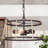 3 - Light Dimmable Drum Chandelier