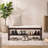  Solid Wood Shoe Bench with Cushion, 2-Tier Entryway Storage Bench-1462566187-1470296800