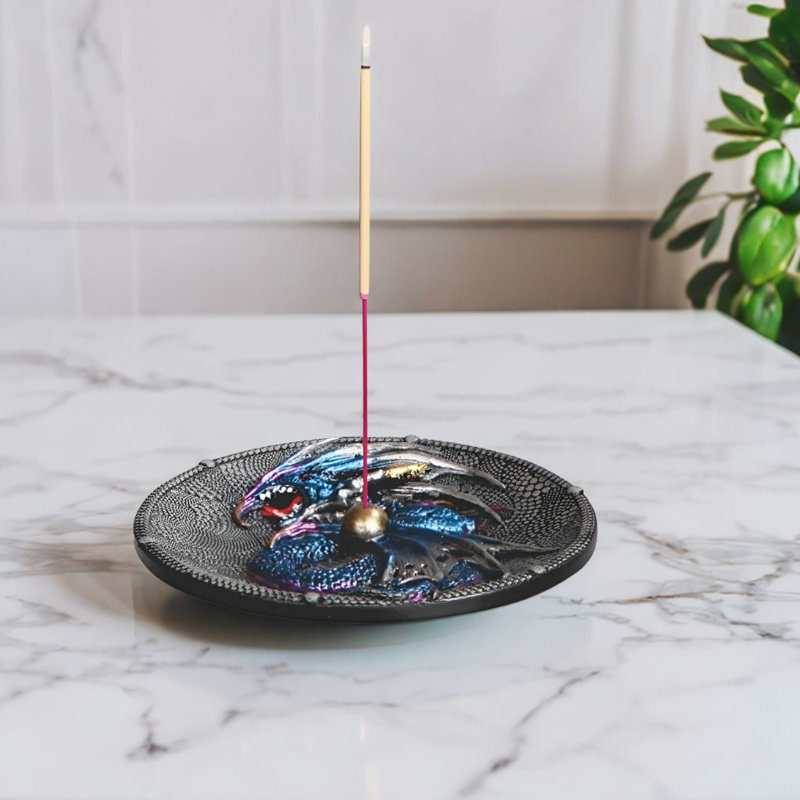 Brûleur d'encens l 4,5 po Dragon