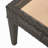 Outdoor Antibes Wicker Side Table,Accent Table,Brown Multi-2077990755