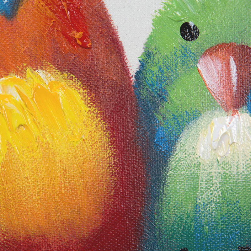 " Birds On A Wire I ", 24" H x 48" W x 2" D