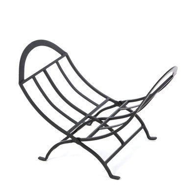 Herwander 22'' W Metal Log Rack