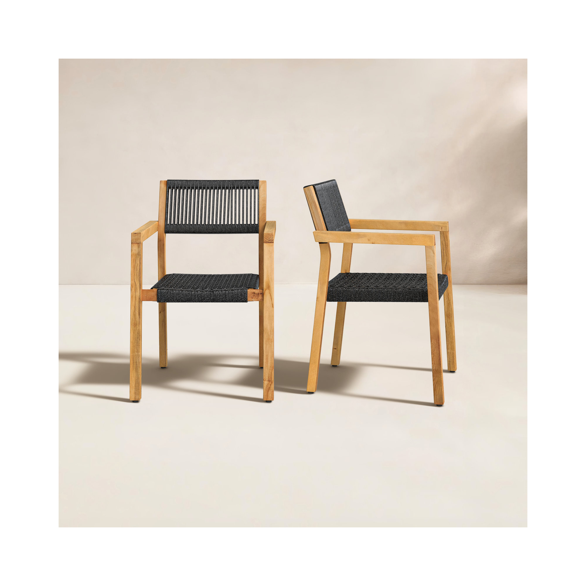 Gabby Teak Outdoor Dining Armchair