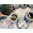 Ceramic Spice & Sugar Jars, With Lids Spoons And Shelf,Porcelain Condiment Kitchen Jar Spice Container Set, 230 ML,3 Pcs