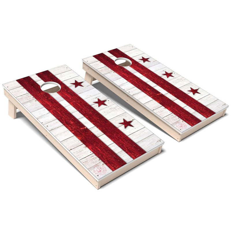 Ensemble de planches de cornhole Washington DC, AUCUN accessoire