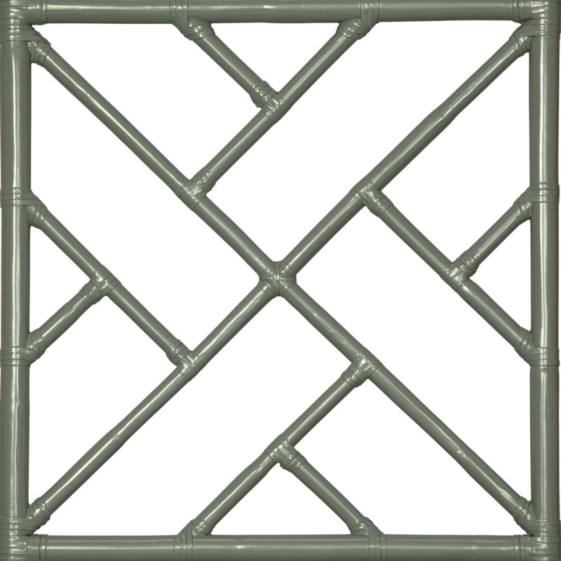 Alden Chippendale Open-Frame Headboard, Twin, Evergreen
