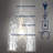 Antwine 1 - Light Nickel/Clear Pendant