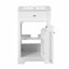 Lavabo de salle de bain de 20 pouces avec lavabo, armoire de salle de bain avec portes à fermeture douce, tablettes de rangement et tablettes réglables-1336325793