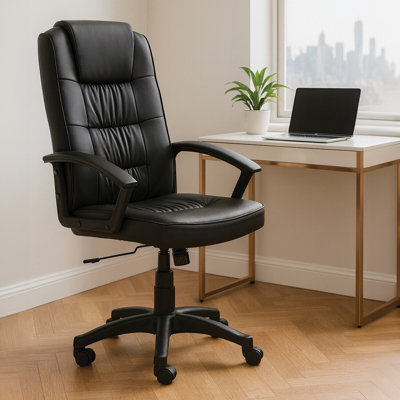 17 Stories Jonlucas Polyurethane Office Chair