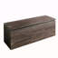 Banc de rangement Dean en gris rustique