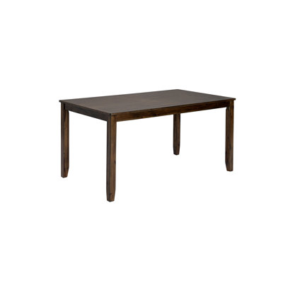 Wooden Dining Rectangular Table, Kitchen Table for Small Space, 4 Person Dining Table