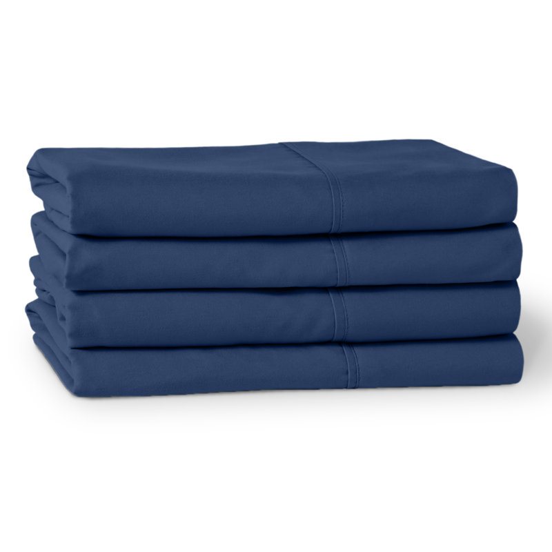 Ultra-Soft Microfiber Pillowcase, Dark Blue, 4 Standard Pillowcases