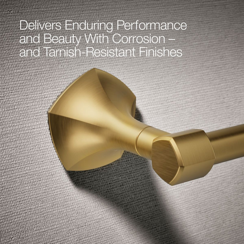 Occasion Pivoting Toilet Paper Holder, Gold