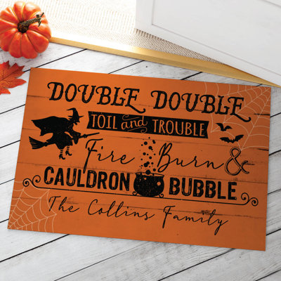 Ceji Non-Slip Halloween Outdoor Doormat